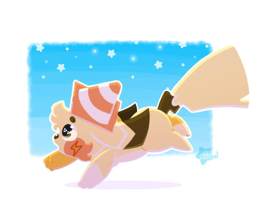 'lineless' illustration - $20.00